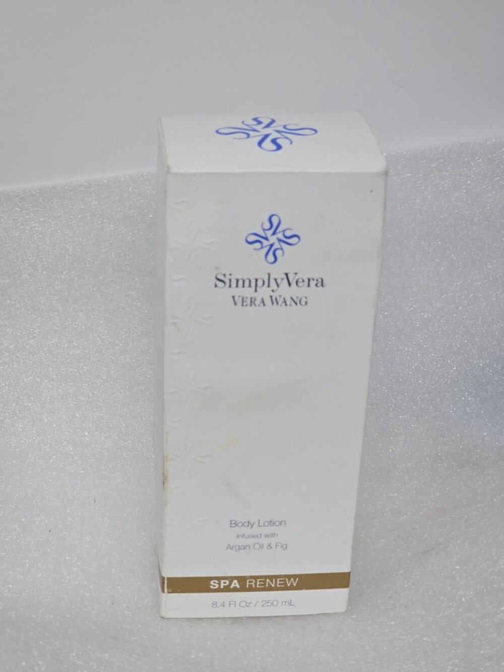 Simply Vera Vera Wang Spa Renew Body Lotion Argan Oil & Fig 8.4 Fl Oz / 250 mL